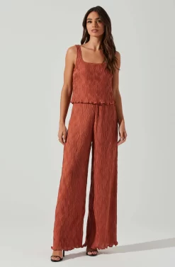 Janesa Wide Leg Pants -ASTR the Label Store ACP7267 RUST 1 scaled