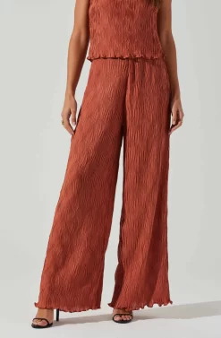 Janesa Wide Leg Pants -ASTR the Label Store ACP7267 RUST 2 scaled