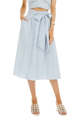 Shayla Midi Skirt -ASTR the Label Store ACS8079 FRENCH BLUE 00 scaled