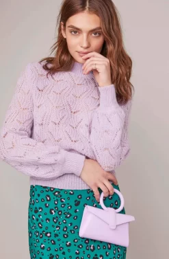 Pamela Leopard Midi Skirt -ASTR the Label Store ACS9022B GREEN LILAC LEOPARD 2A scaled