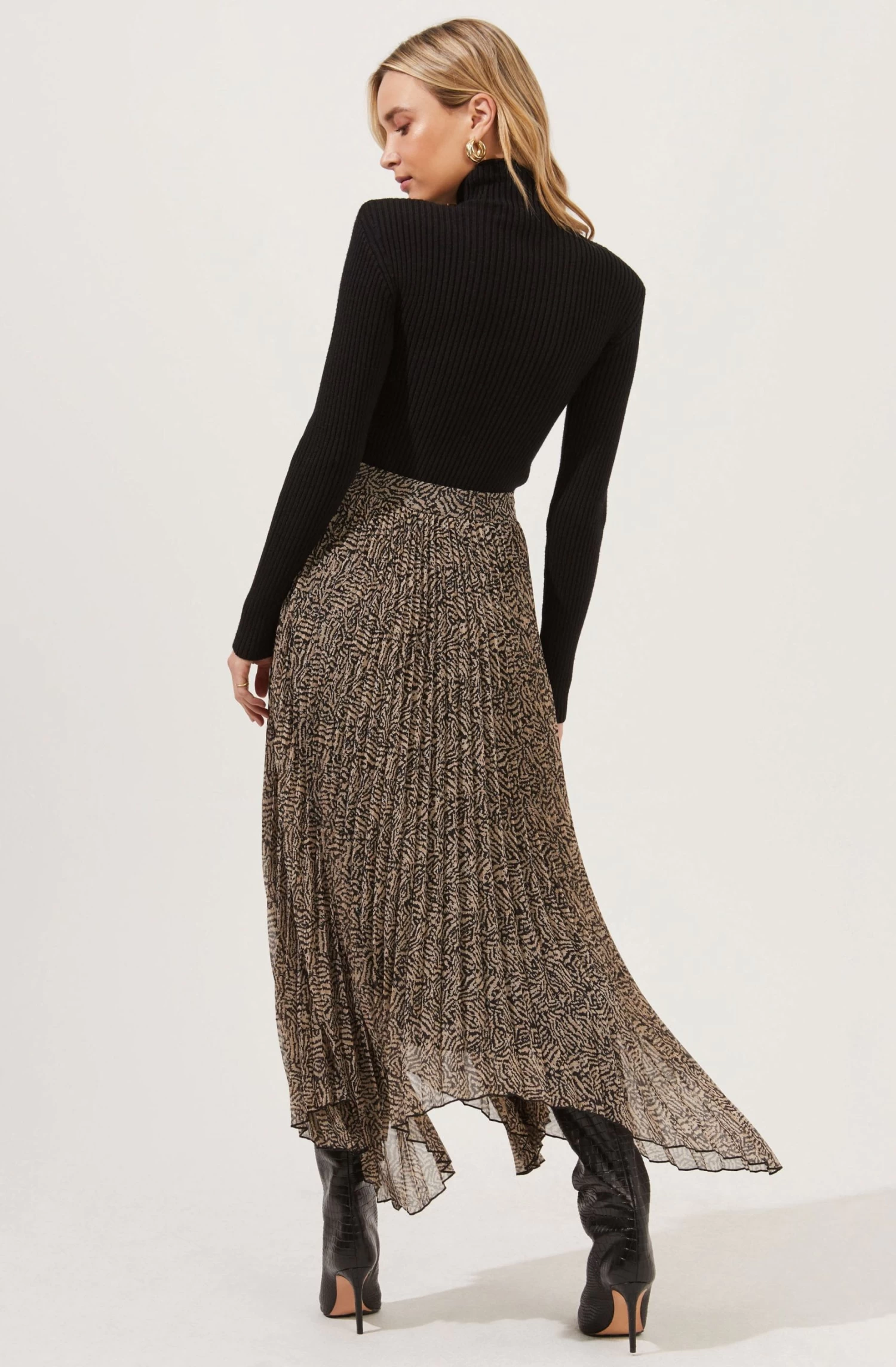 Animal Instinct Pleated Midi Skirt 5 Animal Instinct Pleated Midi Skirt - Image 5