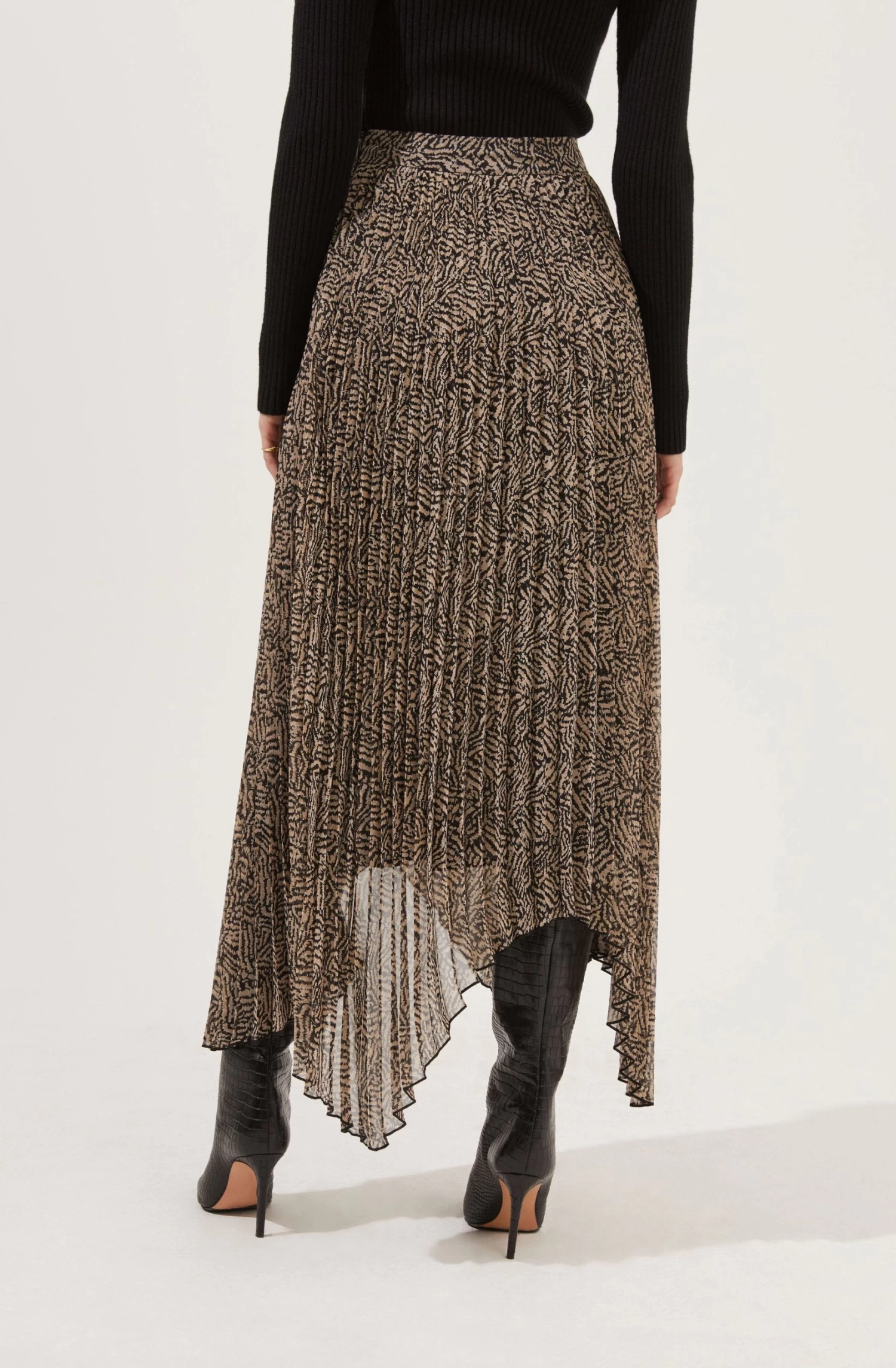 Animal Instinct Pleated Midi Skirt 4 Animal Instinct Pleated Midi Skirt - Image 4