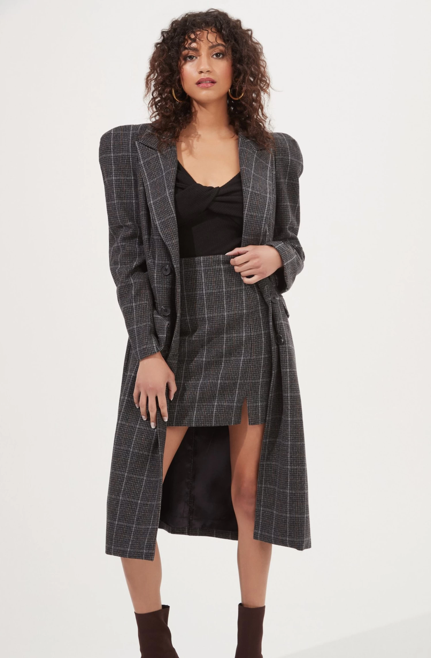 Audrey Plaid Mini Skirt 2 Audrey Plaid Mini Skirt - Image 2