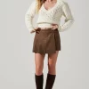 Theodora Pleated Mini Skirt