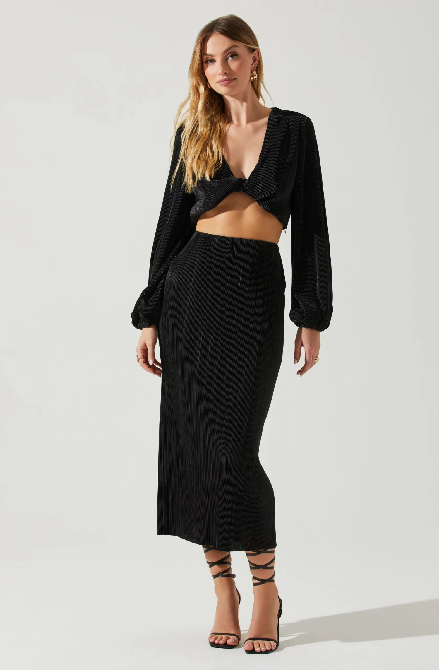 Cataleya Plisse Midi Skirt 1 Cataleya Plisse Midi Skirt