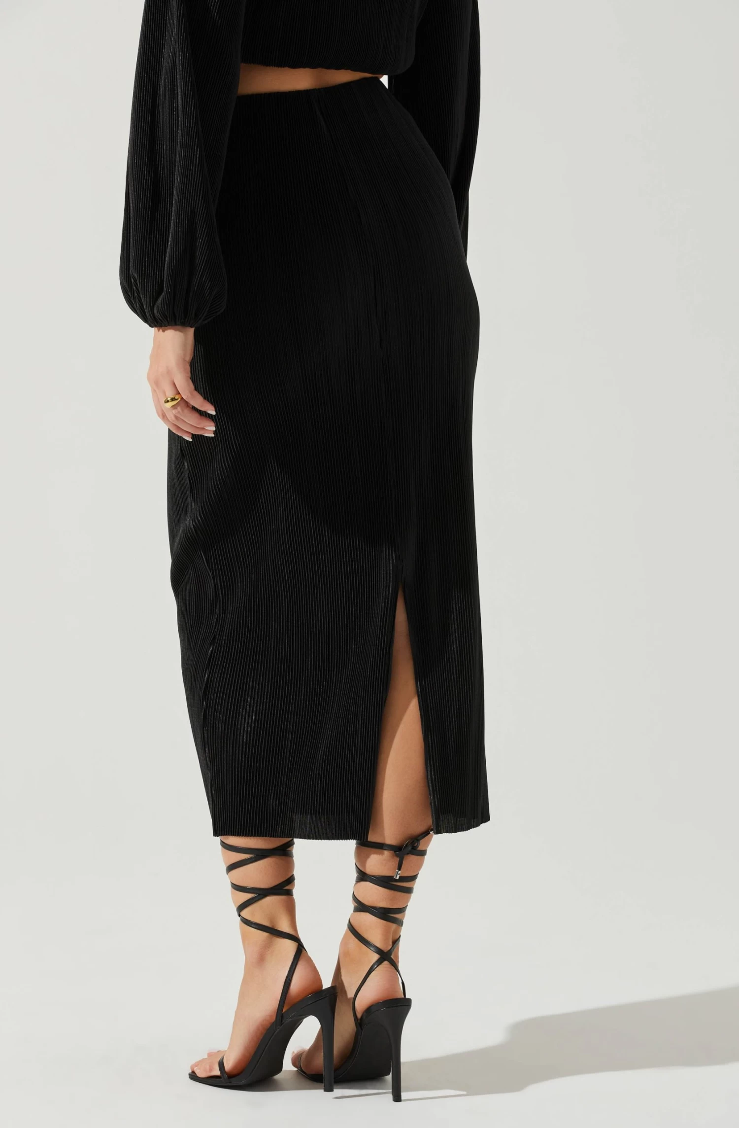 Cataleya Plisse Midi Skirt 4 Cataleya Plisse Midi Skirt - Image 4