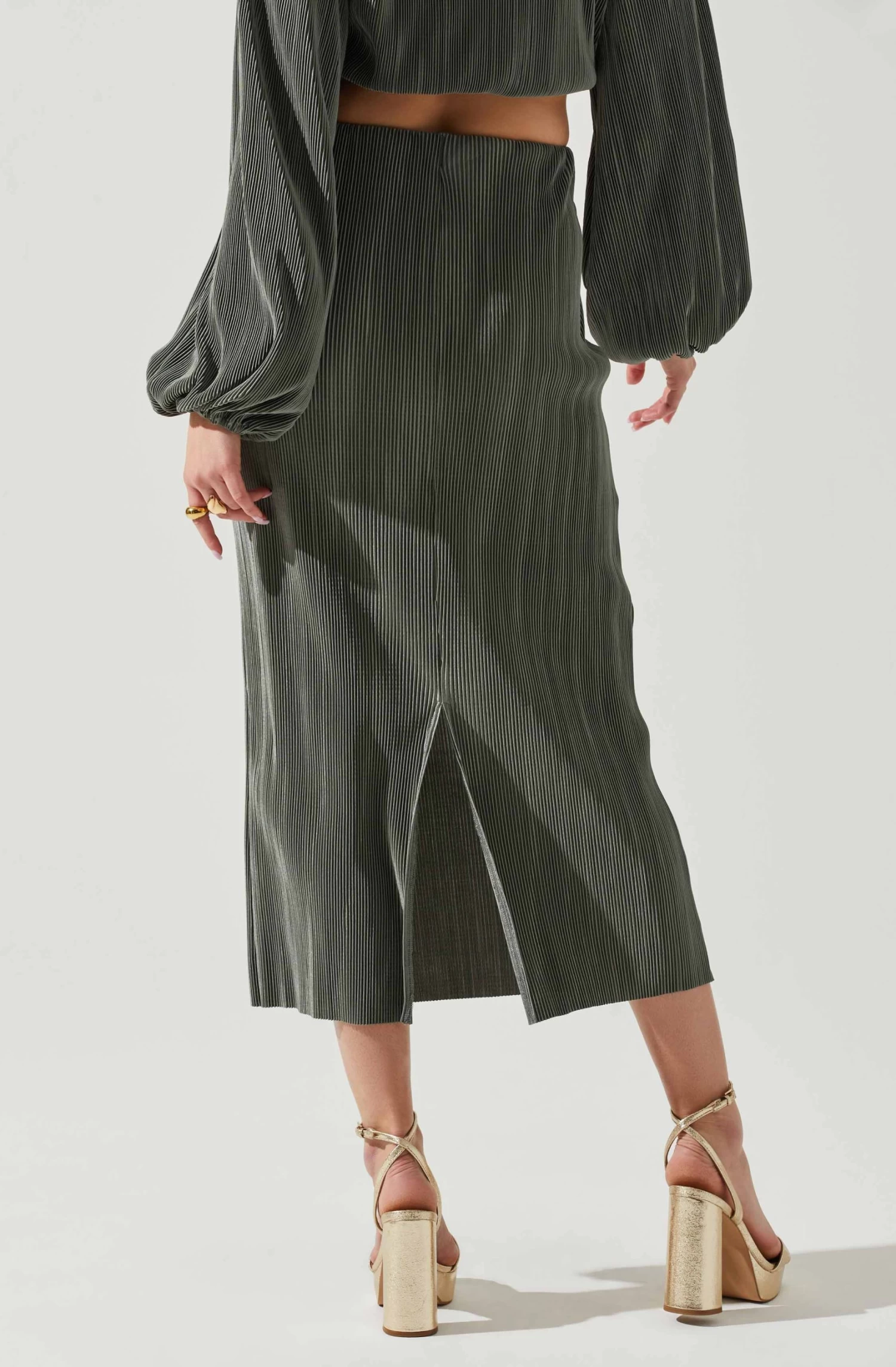 Cataleya Plisse Midi Skirt 10 Cataleya Plisse Midi Skirt - Image 10