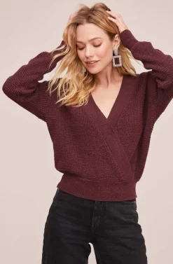 Stephanie Sweater 18 Stephanie Sweater -ASTR the Label Store ACT12303 WINE BLACK 2 scaled