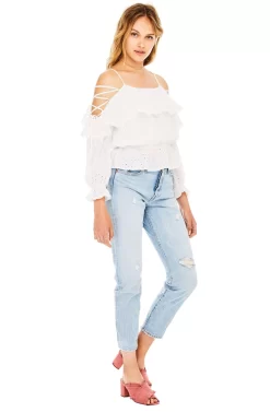 Kennedy Top 6 Kennedy Top -ASTR the Label Store ACT13101 WHITE 02 scaled
