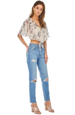 Jasmine Top -ASTR the Label Store ACT13329 DUSTY BLUSH FLORAL 02 scaled