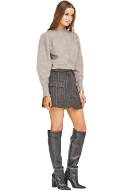 Erin Sweater -ASTR the Label Store ACT13713 GREY BLUSH 02 scaled