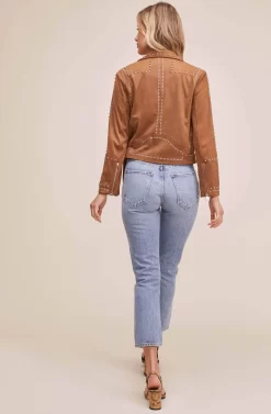 Venice Moto Jacket -ASTR the Label Store ACT13785 CARAMEL 4 scaled