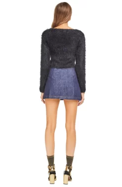 Krista Fuzzy Sweater 15 Krista Fuzzy Sweater -ASTR the Label Store ACT13897 BLACK 03 scaled