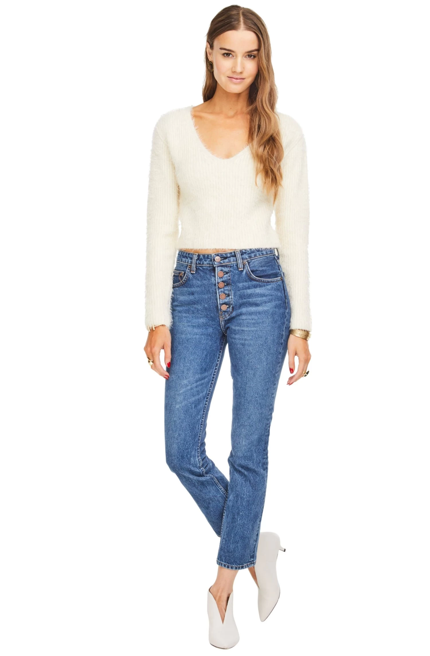 Krista Fuzzy Sweater 2 Krista Fuzzy Sweater - Image 2