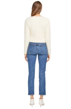 Krista Fuzzy Sweater 11 Krista Fuzzy Sweater -ASTR the Label Store ACT13897 CREAM 03 scaled