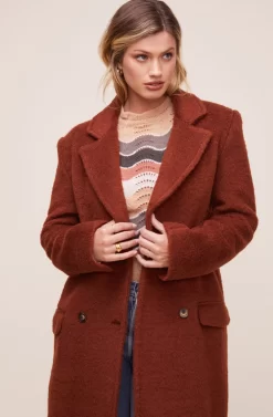 Blair Coat -ASTR the Label Store ACT13910B WARM CINNAMON 3 scaled