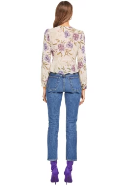 Laney Floral Blouse -ASTR the Label Store ACT13913 CREAM LILAC FLORAL 03 b0f6d0cb 291b 43c5 ae5b 647a13739393 scaled