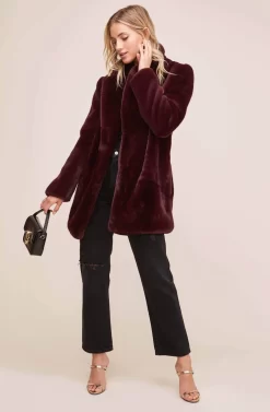 Cleo Coat -ASTR the Label Store ACT15125 PLUM 2 scaled