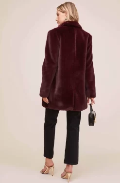 Cleo Coat -ASTR the Label Store ACT15125 PLUM 5 scaled