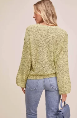 Undisclosed Sweater 7 Undisclosed Sweater -ASTR the Label Store ACT15175 NEON LEMON BLACK 4 scaled