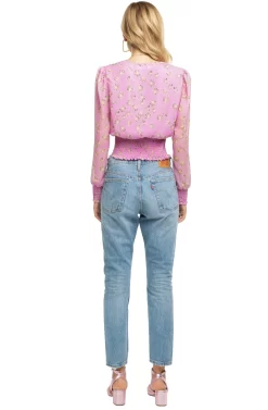 Tatum Floral Top -ASTR the Label Store ACT15288 VIVID VIOLET FLORAL 03 0dd91492 d6cb 458e afcf b78e09c694c0 scaled