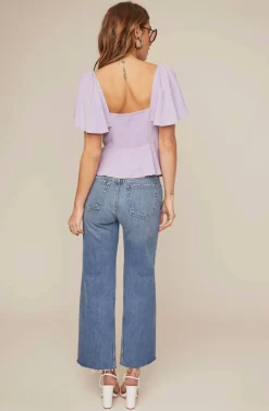 Gwen Top -ASTR the Label Store ACT15311B LAVENDER 3 2 A scaled