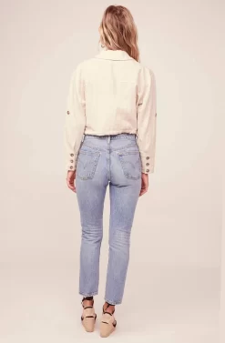 Bardot Jacket -ASTR the Label Store ACT15328 NATURAL 4 scaled