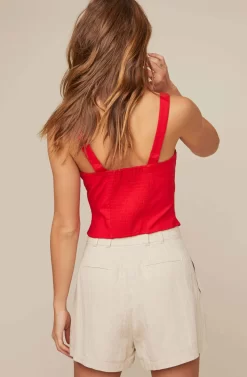 Lori Tank Top -ASTR the Label Store ACT15331 CANDY APPY RED 4A scaled