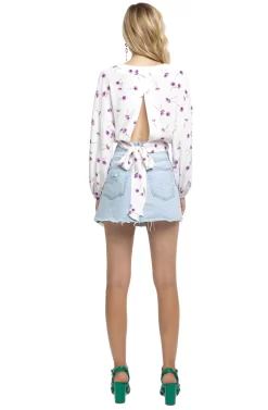 Jaise Floral Top -ASTR the Label Store ACT15334 PURPLE POPPY FLORAL 3 scaled