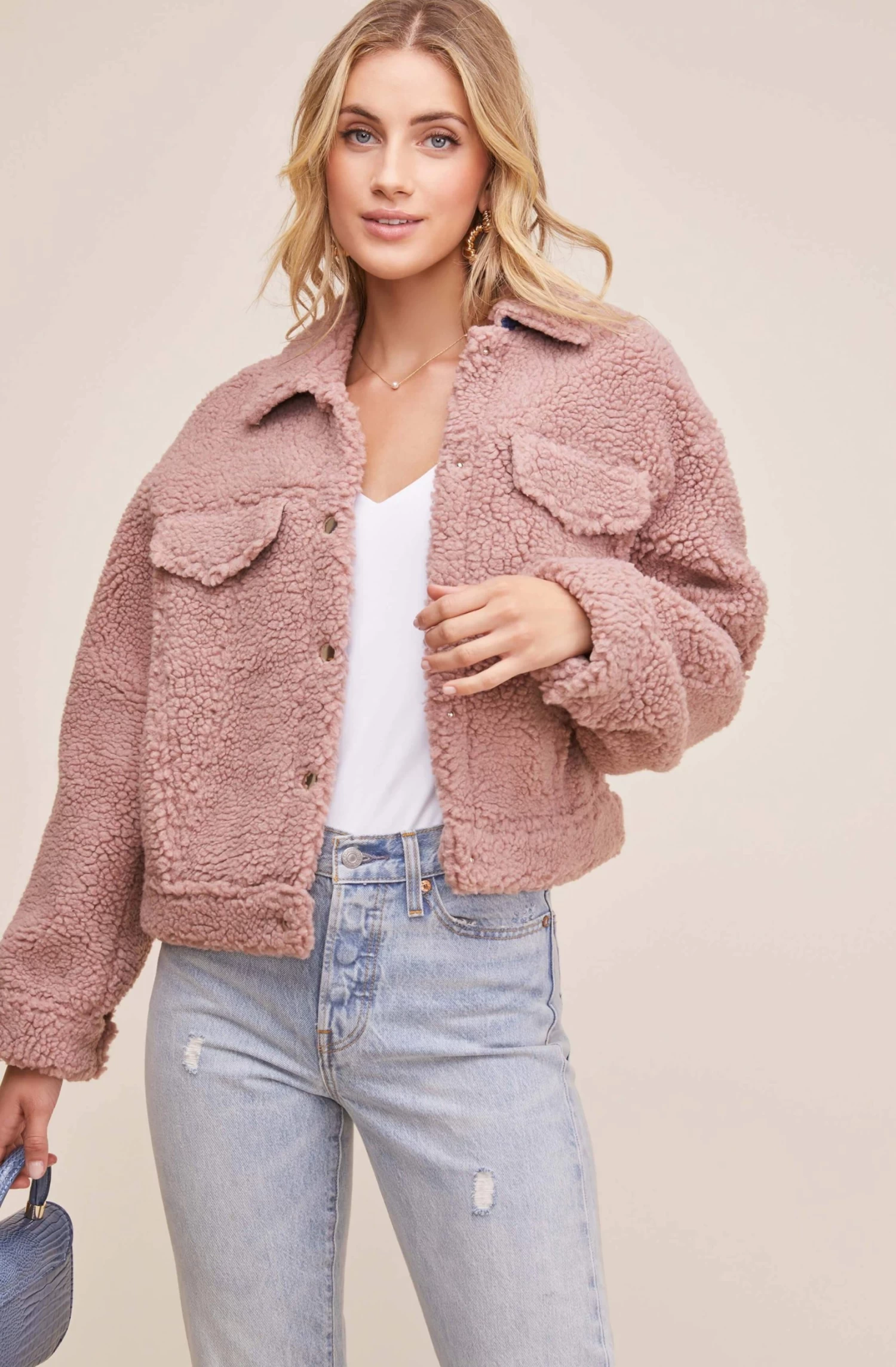 Faux Shearling Trucker Jacket 1 Faux Shearling Trucker Jacket