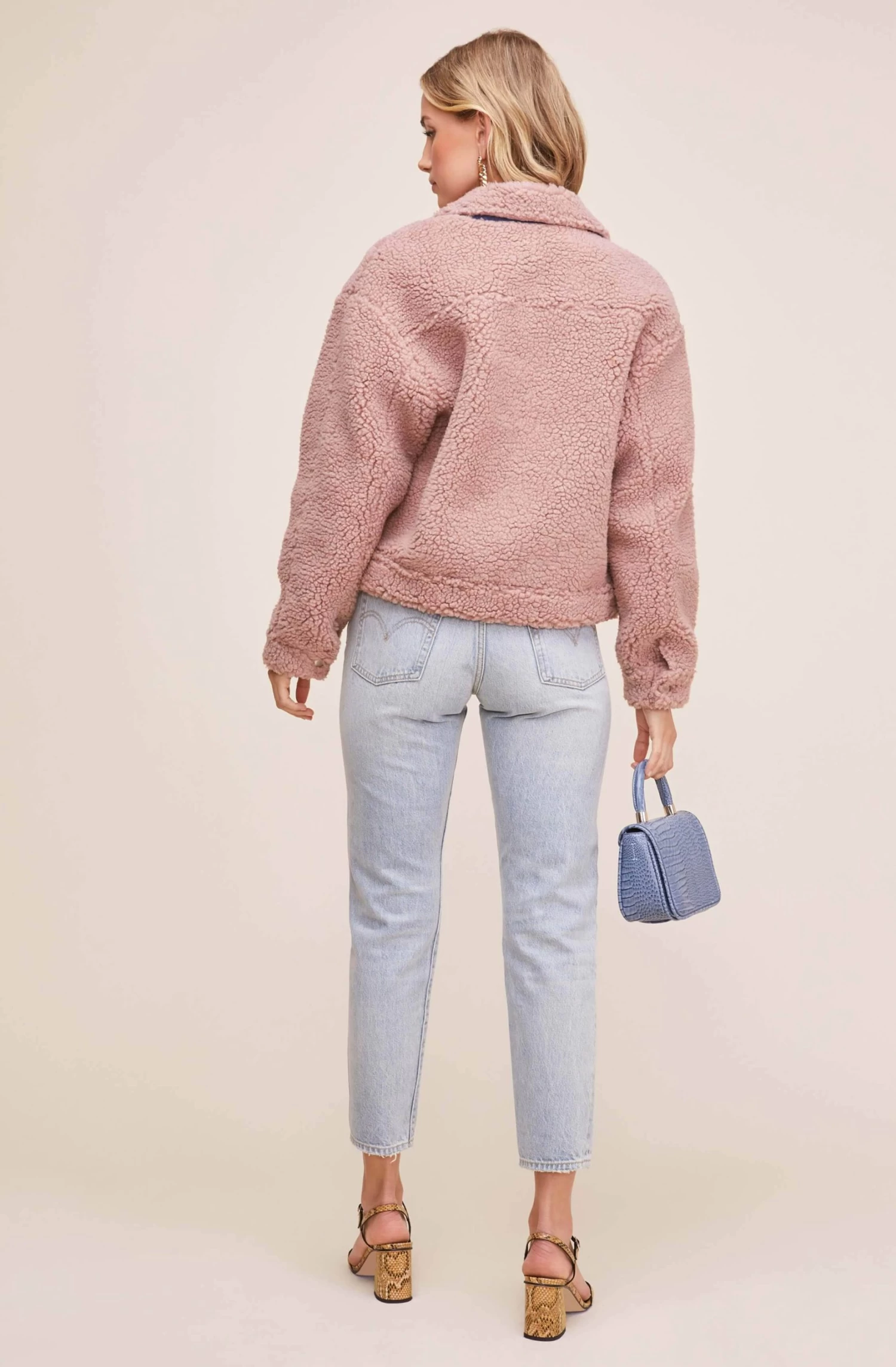 Faux Shearling Trucker Jacket 4 Faux Shearling Trucker Jacket - Image 4