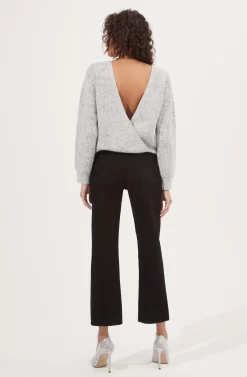 Serena Open Back Rhinestone Embellished Sweater -ASTR the Label Store ACT15494B GREY 4 scaled