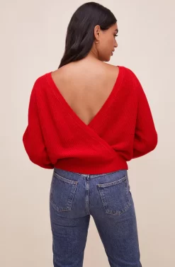 Serena Sweater -ASTR the Label Store ACT15494 CHERRYRED 10 scaled