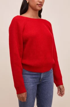 Serena Sweater -ASTR the Label Store ACT15494 CHERRYRED 8 scaled