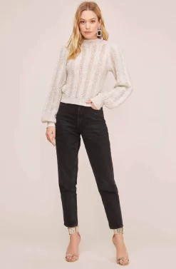 Brynn Mock Neck Sweater 13 Brynn Mock Neck Sweater -ASTR the Label Store ACT15512 CREAM MULTI 1 scaled