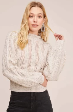 Brynn Mock Neck Sweater