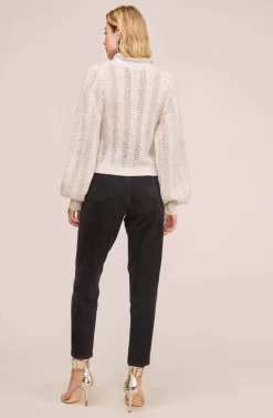 Brynn Mock Neck Sweater 14 Brynn Mock Neck Sweater -ASTR the Label Store ACT15512 CREAM MULTI 5 scaled