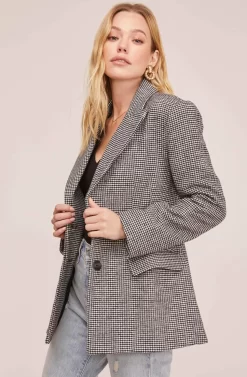 Arlo Blazer 7 Arlo Blazer -ASTR the Label Store ACT15554 BLACK WHITE HOUNDSTOOTH 3 scaled
