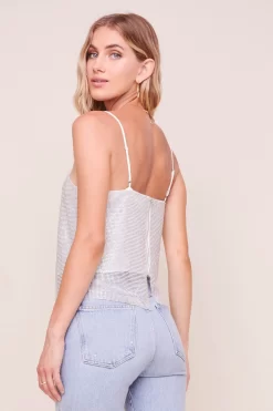 Disco Chainmail Cowl Neck Top 13 Disco Chainmail Cowl Neck Top -ASTR the Label Store ACT15621 SILVER 4 scaled