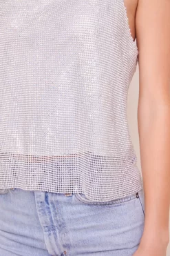 Disco Chainmail Cowl Neck Top 14 Disco Chainmail Cowl Neck Top -ASTR the Label Store ACT15621 SILVER 5 scaled