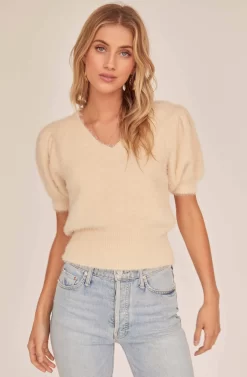 Alina Puff Sleeve Sweater