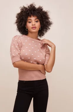 Melba Polka Dot Sweater