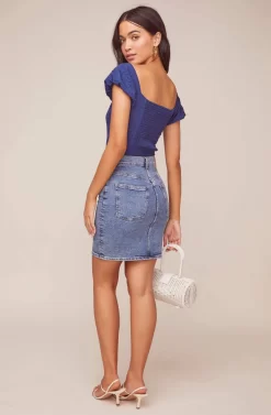 Aegean Puff Sleeve Bodysuit 13 Aegean Puff Sleeve Bodysuit -ASTR the Label Store ACT15967 NAVY 3 scaled