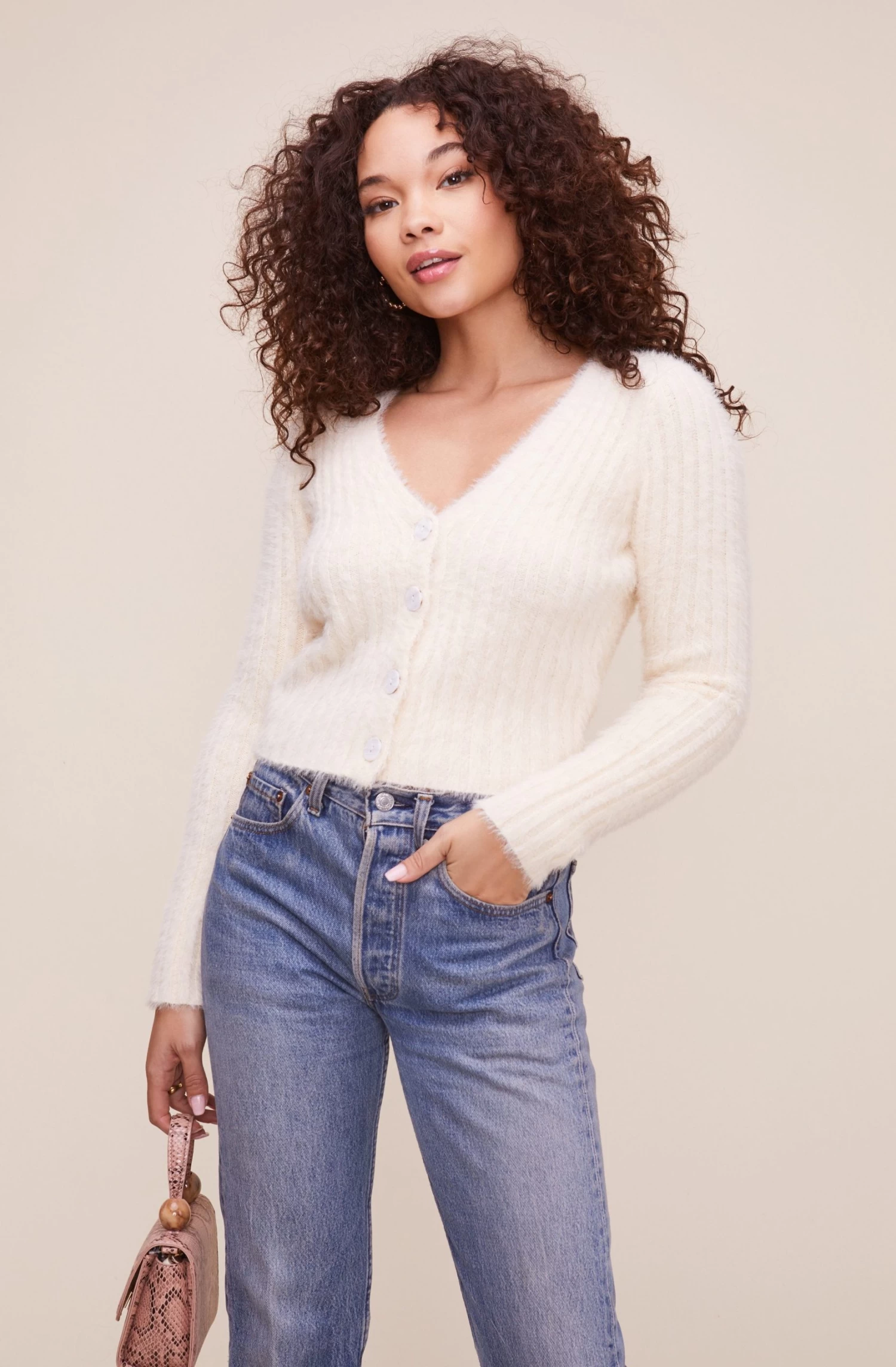 Fuzzy Knit Cardigan 1 Fuzzy Knit Cardigan