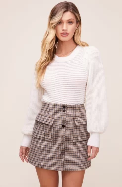 Alice Sweater -ASTR the Label Store ACT16098 OFF WHITE 3 scaled