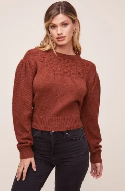 Samantha Sweater 14 Samantha Sweater -ASTR the Label Store ACT16194 DARK NUTMEG 2 scaled
