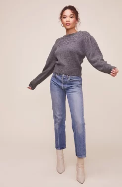 Samantha Sweater 21 Samantha Sweater -ASTR the Label Store ACT16194 GRAY 1 scaled