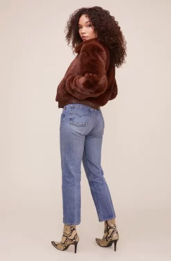 Patricia Jacket -ASTR the Label Store ACT16263 CHOCOLATE 3 scaled