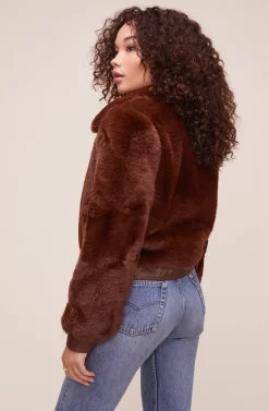 Patricia Jacket -ASTR the Label Store ACT16263 CHOCOLATE 4 scaled