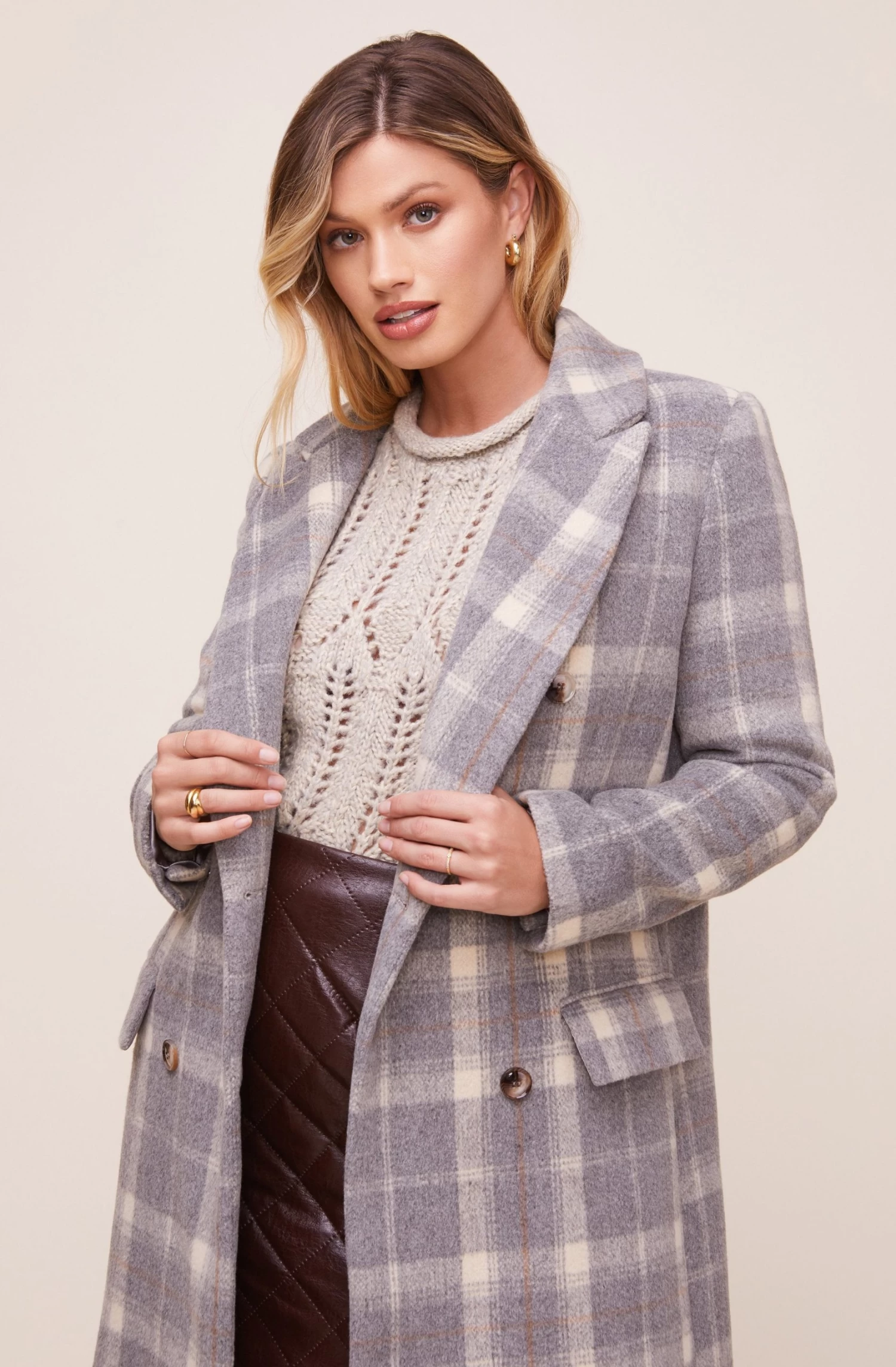 Raquel Plaid Coat 2 Raquel Plaid Coat - Image 2
